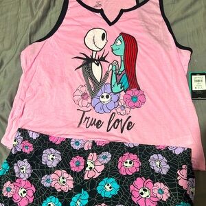 A nightmare before christmas sally and jack pajama set